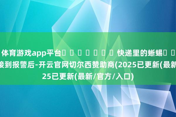 体育游戏app平台 快递里的蜥蜴 接到报警后-开云官网切尔西赞助商(2025已更新(最新/官方/入口)